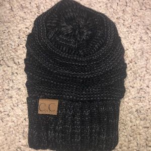 Black/Grey mixed CC Beanie
